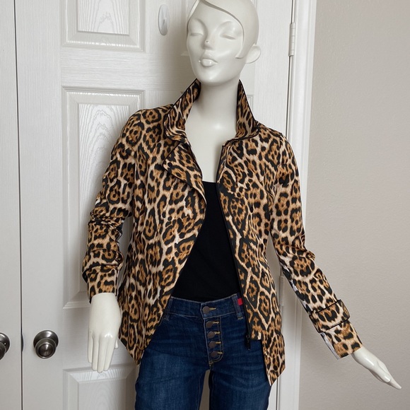 Carlisle Leopard Print Jacket Size 0 - Picture 13 of 14